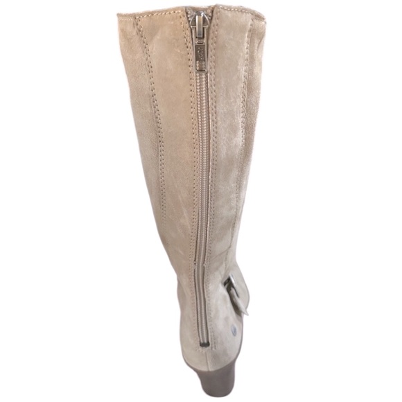 Natural Suede Wedge UGG Boots Side Buckle RearZipper Fully Lined Size 7 NWOT - Picture 8 of 12